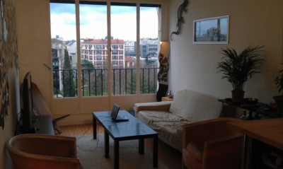 Séjour de l'appartement rue de silly Boulogne-Billancourt